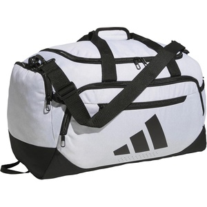 image:imageadidas Defender 5 Duffel Bag for Sports Gym and Travel BlackSilver Metallic OSFATwill WhiteBlack