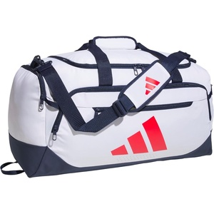 image:imageadidas Defender 5 Duffel Bag for Sports Gym and Travel BlackSilver Metallic OSFAWhiteNight IndigoPure Ruby Red