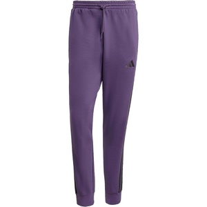 image:imageadidas Mens Essentials 3Stripes Fleece PantsAurora PlumBlack