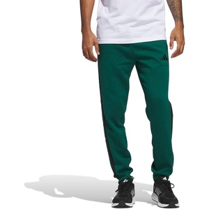 image:imageadidas Mens Essentials 3Stripes Fleece PantsCollegiate GreenBlack