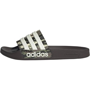 image:imageadidas Unisex Adult Adilette Shower SlideDark BrownOff WhiteDark Brown