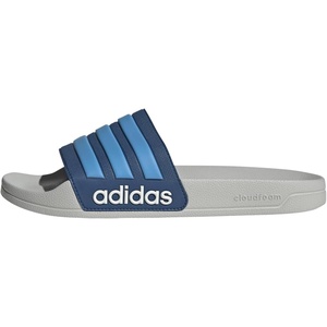 image:imageadidas Unisex Adult Adilette Shower SlideDusky PetrolLucid AquamarineGrey