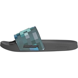image:imageadidas Unisex Adult Adilette Shower SlideGreyBlueGreyMinecraft