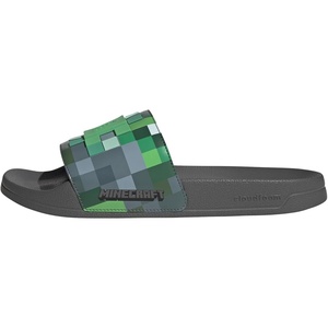 image:imageadidas Unisex Adult Adilette Shower SlideGreyGreenGreyMinecraft