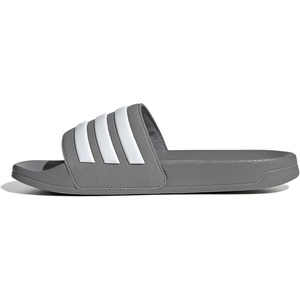 image:imageadidas Unisex Adult Adilette Shower SlideGreyWhiteGrey