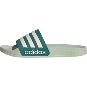image:imageadidas Unisex Adult Adilette Shower SlideLinen GreenWonder WhiteEquipment Green