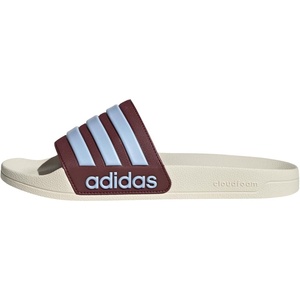 image:imageadidas Unisex Adult Adilette Shower SlideOff WhiteIce BlueShadow Red