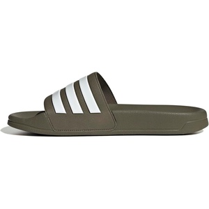 image:imageadidas Unisex Adult Adilette Shower SlideOlive StrataWhiteOlive Strata