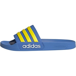 image:imageadidas Unisex Adult Adilette Shower SlideRay BlueYellowWhite