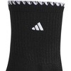 image:imageadidas Cushioned Sport High Quarter Socks 3Pairs Durable amp ComfortableBlackClear Onix GreyWhiteLuxe