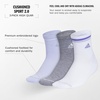 image:imageadidas Cushioned Sport High Quarter Socks 3Pairs Durable amp ComfortableViolet Tone PurpleMedium Grey HeatherWhite2