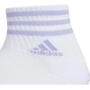 image:imageadidas Cushioned Sport High Quarter Socks 3Pairs Durable amp ComfortableWhiteClear Onix GreyViolet Tone Purple3stripe3
