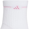image:imageadidas Cushioned Sport High Quarter Socks 3Pairs Durable amp ComfortableWhiteClear PinkGrey3