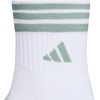 image:imageadidas Cushioned Sport High Quarter Socks 3Pairs Durable amp ComfortableWonder Sage GreenWonder WhiteWhite3stripe4