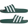 image:imageadidas Mens Adilette Aqua Slide Casual Sandals Casual  BlackCollegiate GreenWhiteCollegiate Green