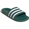 image:imageadidas Mens Adilette Aqua Slide Casual Sandals Casual  BlackCollegiate GreenWhiteCollegiate Green