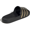 image:imageadidas Mens Adilette Aqua Slide Casual Sandals Casual  BlackCore BlackGold MetallicCore Black