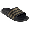 image:imageadidas Mens Adilette Aqua Slide Casual Sandals Casual  BlackCore BlackGold MetallicCore Black