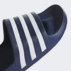 image:imageadidas Mens Adilette Aqua Slide Casual Sandals Casual  BlackDark BlueWhiteDark Blue