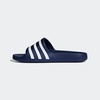 image:imageadidas Mens Adilette Aqua Slide Casual Sandals Casual  BlackDark BlueWhiteDark Blue