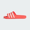image:imageadidas Mens Adilette Aqua Slide Casual Sandals Casual  BlackSolar RedWhiteSolar Red