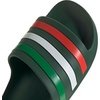 image:imageadidas Mens Adilette Aqua Slide Casual Sandals Casual  BlackTeam Dark GreenWhiteBright Red