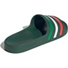 image:imageadidas Mens Adilette Aqua Slide Casual Sandals Casual  BlackTeam Dark GreenWhiteBright Red