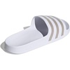 image:imageadidas Mens Adilette Aqua Slide Casual Sandals Casual  BlackWhitePlatino MetWhite