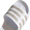 image:imageadidas Mens Adilette Aqua Slide Casual Sandals Casual  BlackWhitePlatino MetWhite