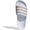 image:imageadidas Mens Adilette Aqua Slide Casual Sandals Casual  BlackWhitePlatino MetWhite