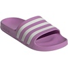 image:imageadidas Womens Adilette Aqua SlidePreloved PurpleOff WhiteGrey