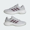 image:imageadidas Womens Gamecourt 2 Tennis ShoesGreyAurora MetallicWhite