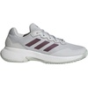 image:imageadidas Womens Gamecourt 2 Tennis ShoesGreyAurora MetallicWhite