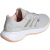 image:imageadidas Womens Gamecourt 2 Tennis ShoesGreyCyber MetallicPowder Coral