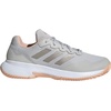image:imageadidas Womens Gamecourt 2 Tennis ShoesGreyCyber MetallicPowder Coral
