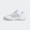 image:imageadidas Womens Gamecourt 2 Tennis ShoesWhiteSilver MetallicWhite