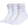 White/Clear Onix Grey/3-stripe/3