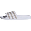 image:imageadidas Mens Adilette Aqua Slide Casual Sandals Casual  BlackWhitePlatino MetWhite