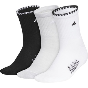 image:imageadidas Cushioned Sport High Quarter Socks 3Pairs Durable amp ComfortableBlackClear Onix GreyWhiteLuxe