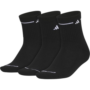 image:imageadidas Cushioned Sport High Quarter Socks 3Pairs Durable amp ComfortableBlackWhite3