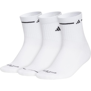 image:imageadidas Cushioned Sport High Quarter Socks 3Pairs Durable amp ComfortableWhiteBlack3