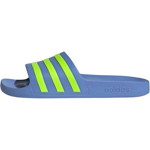 image:imageadidas Mens Adilette Aqua Slide Casual Sandals Casual  BlackBlue FusionLucid LemonBlue Fusion