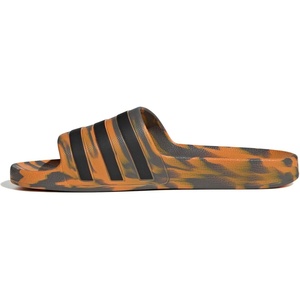 image:imageadidas Mens Adilette Aqua Slide Casual Sandals Casual  BlackCharcoalCore BlackFocus Orange