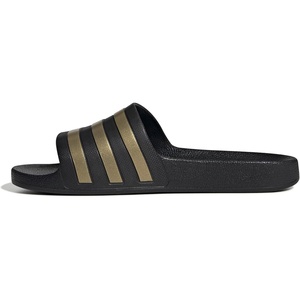 image:imageadidas Mens Adilette Aqua Slide Casual Sandals Casual  BlackCore BlackGold MetallicCore Black