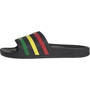 image:imageadidas Mens Adilette Aqua Slide Casual Sandals Casual  BlackCore BlackGreenPure Ruby