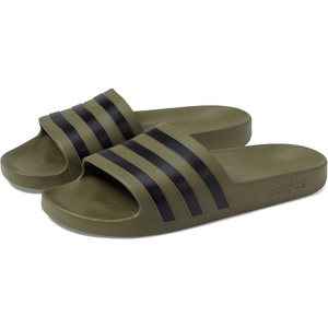 image:imageadidas Mens Adilette Aqua Slide Casual Sandals Casual  BlackOlive StrataCore BlackOlive Strata
