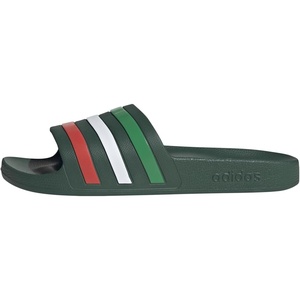 image:imageadidas Mens Adilette Aqua Slide Casual Sandals Casual  BlackTeam Dark GreenWhiteBright Red