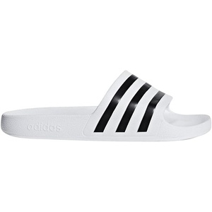 image:imageadidas Mens Adilette Aqua Slide Casual Sandals Casual  BlackWhiteCore BlackWhite