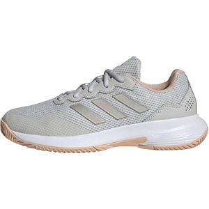 image:imageadidas Mens Gamecourt 2 Tennis ShoesGrey One Cyber Met Powder Coral