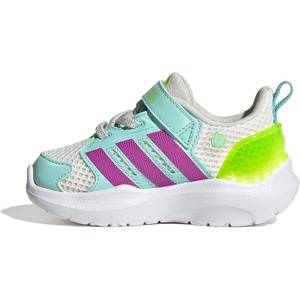 image:imageadidas UnisexBaby Lightorama RunnerCore WhitePurple BurstLucid Lemon